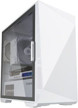 Zalman Корпус Z1 Iceberg, без БЖ, 2xUSB3.0, 1xUSB2.0, 3x120mm Black fans, TG Side Panel, mATX, White Z1ICEBERGWH фото