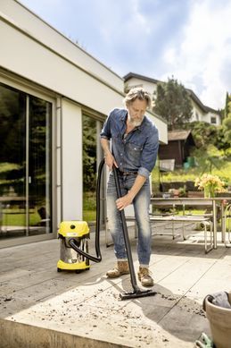 Karcher Пилосос професійний акумуляторний Karcher WD 3-18 S V-17/20 18В 110мБар контейнер 17л без АКБ та ЗП 1.628-575.0 фото