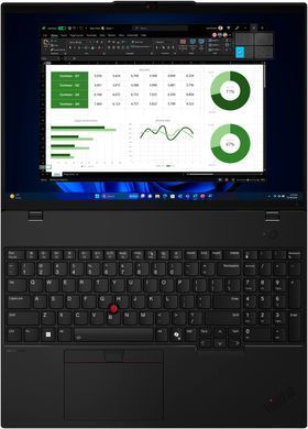 Lenovo Ноутбук ThinkPad L16-G1 16" WUXGA IPS AG, AMD R5-7535U, 16GB, F512GB, UMA, DOS, чорний 21L7000WRA фото