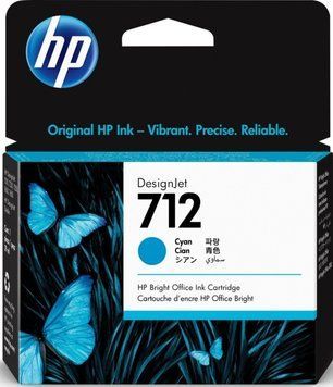 Картридж HP 712 DesignJet Т230/Т630 Cyan 29ml 3ED67A фото