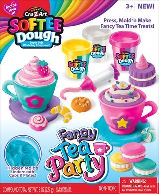 Cra-Z-Art Cra-Z-Art Modeling dough Fancy Tea Party set 10pcs 66605CRA фото