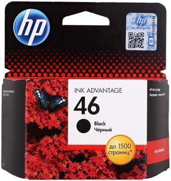 Картридж HP No.46 Ultra Ink Advantage Black CZ637AE фото