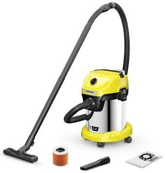 Karcher Пилосос професійний акумуляторний Karcher WD 3-18 S V-17/20 18В 110мБар контейнер 17л без АКБ та ЗП 1.628-575.0 фото