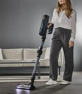 Rowenta Пылесос беспроводный X-Force Flex 13.60, 200Вт, конт пыль -0.65л, автон. раб. до 60мин, НЕРА, подсветка, синий RH9AD1WO фото