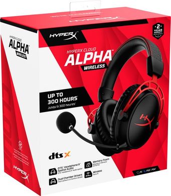 HyperX Гарнітура Cloud Alpha WL, Black/Red 4P5D4AA фото