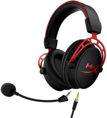 HyperX Гарнітура Cloud Alpha WL, Black/Red 4P5D4AA фото