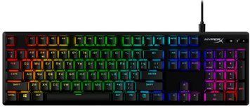 HyperX Клавіатура Alloy Origins Red USB RGB PBT ENG/RU, Black 639N3AA фото