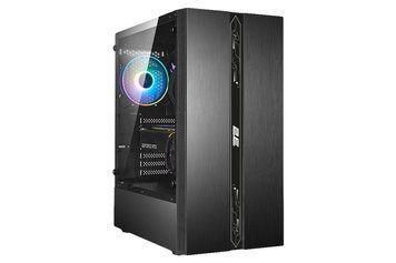 Корпус 2E Gaming Runa G2107, без БЖ, 1xUSB 3.0, 2xUSB 2.0, 1x120mm ARGB, ARGB strip, TG Side Panel, ATX, чорний 2E-G2107 фото