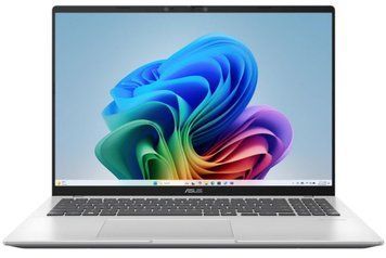 ASUS Ноутбук Vivobook 16 X1607QA-MB055W 16" WUXGA IPS, Snapdragon X X1 26 100, 16GB, F512GB, UMA, Win11, Серебристый 90NB15Z2-M004X0 фото