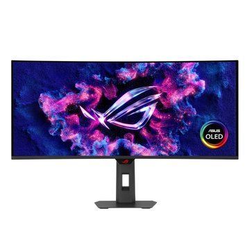ASUS Монітор Asus 34" ROG Strix XG34WCDG 2xHDMI, DP, USB-C, 3xUSB, Audio, QD-OLED, 3440x1440, 21:9, 175Hz, 0.03ms, DCI-P3 99.3%, CURVED, AdaptiveSync, HAS, HDR400 90LM0B70-B01171 фото