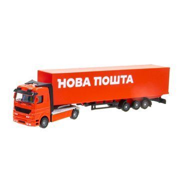 Автомодель &ndash; ФУРА НОВАЯ ПОЧТА (красная) SB-15-12-RED-WB(CIS) фото