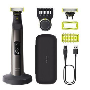 Philips Бритва електр. OneBlade Pro 360, Li-Ion, сух.+волог., індикатор заряду, твердий чохол, чорний QP6652/61 фото