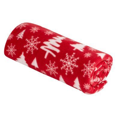ARDESTO Плед Fleece 130x160см, 100% полиэстер, заснеженные елки