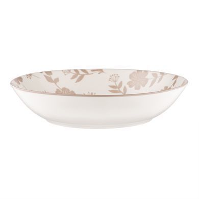 ARDESTO Soup plate Ravenna, 790ml, 20cm, porcelain, white-beige AR1320R фото