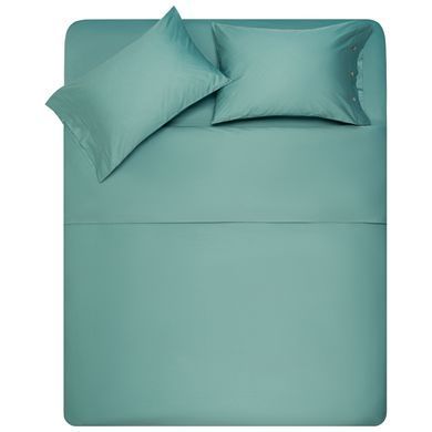 ARDESTO КПБ 1.5сп Mix&Match, підковдра 160х220см, простирадло 180x240см, наволочки (2) 50х70см, 100% бавовна, сатин, зелений
