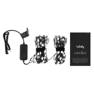 Twinkly Гирлянда Smart LED Twinkly Candies Heart RGB 200 IP20 12м USB-C кабель зеленый TWKH200RGB-G фото