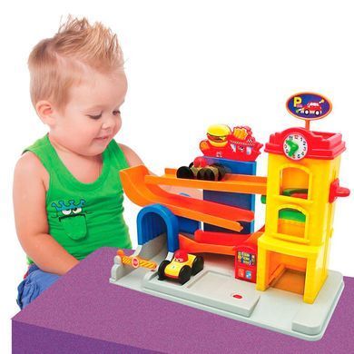 Игровой набор - ЗАНИМАТЕЛЬНЫЙ ГАРАЖ (звук) 055707 фото