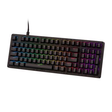 HyperX Клавіатура механічна HyperX Alloy Origins 2 1800 103key, Red, USB-A, Hot-Swap, EN/UA, RGB, чорний B4QS4AA фото