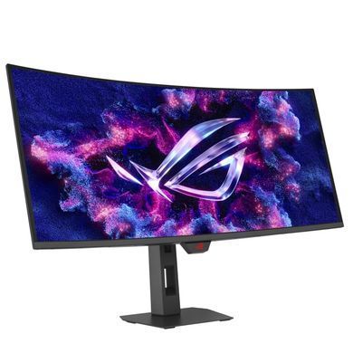 ASUS Монітор Asus 34" ROG Strix XG34WCDG 2xHDMI, DP, USB-C, 3xUSB, Audio, QD-OLED, 3440x1440, 21:9, 175Hz, 0.03ms, DCI-P3 99.3%, CURVED, AdaptiveSync, HAS, HDR400 90LM0B70-B01171 фото