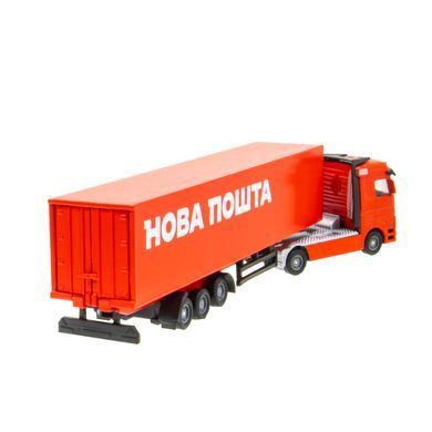 Автомодель &ndash; ФУРА НОВА ПОШТА (червона) SB-15-12-RED-WB(CIS) фото