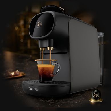 L`OR Кавомашина Philips Barista Sublime, 0.8л, капсули, чорний LM9012/60 фото