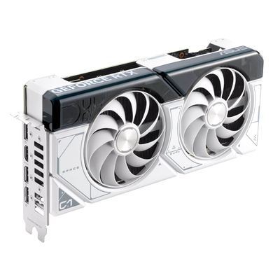 ASUS Відеокарта GeForce RTX 4070 SUPER 12GB GDDR6X білий DUAL-RTX4070S-12G-WHITE 90YV0K85-M0NA00 фото