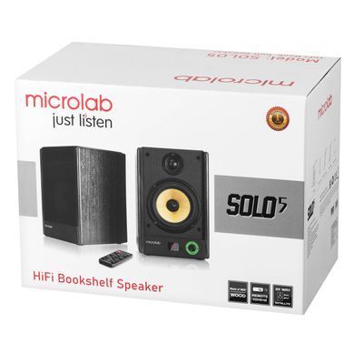 Microlab Акустична система SOLO 5 2.0, 90w, mini-jack/bluetooth, коричневий SOLO-5BR фото