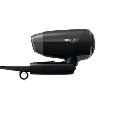Philips Фен EssentialCare дорожній, 1200Вт, 3 режими, хол. обдув, чорний BHC010/10 фото