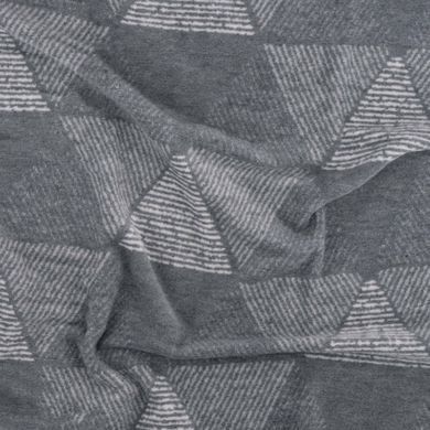 ARDESTO Плед ARDESTO Leonardo 150х200см, 50% бавовна, 30% поліестер, 20% акрил, геометрія, сірий