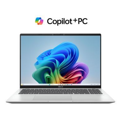 ASUS Ноутбук Vivobook 16 X1607QA-MB055W 16" WUXGA IPS, Snapdragon X X1 26 100, 16GB, F512GB, UMA, Win11, Серебристый 90NB15Z2-M004X0 фото