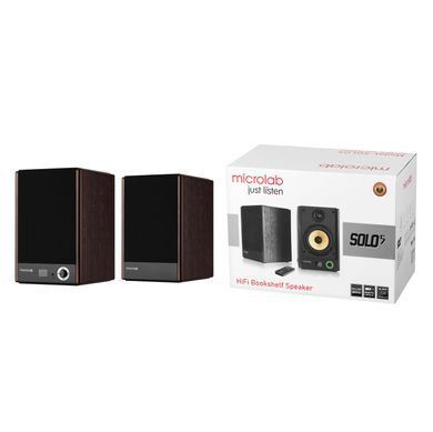 Microlab Акустична система SOLO 5 2.0, 90w, mini-jack/bluetooth, коричневий SOLO-5BR фото