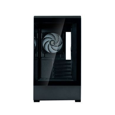 Zalman Корпус P30 Black V2, без БЖ, 1xUSB3.0, 1хUSB Type-C, 3x120мм ARGB, TG Front/Side Panel, mATX, чорний P30BLACKV2 фото