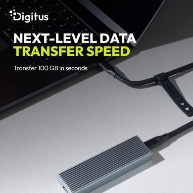 Digitus Кабель DIGITUS USB-C > USB-C заряджання/синхронізації, USB4 2.0, 80G, 240W, 16K, силіконовий, 1.5м, чорний AK-300350-015-S фото
