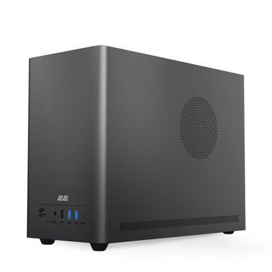 2E Корпус 2E Credo Metal V300B без БЖ, 2xUSB3.0, 1х USB 2.0, 1xUSB Type-C, 1x90мм, VGA 310мм, mATX, чорний 2E-V300B фото