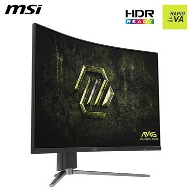 MSI Монітор MSI 31.5" MAG 325CQPF-E18 2xHDMI, DP, Audio, VA, 2560x1440, 180Hz, 0.5ms, sRGB 111%, CURVED, AdaptiveSync, HAS 9S6-3DC14H-201 фото