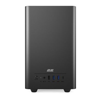 2E Корпус 2E Credo Metal V300B без БЖ, 2xUSB3.0, 1х USB 2.0, 1xUSB Type-C, 1x90мм, VGA 310мм, mATX, чорний 2E-V300B фото
