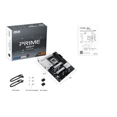 ASUS Материнcька плата PRIME X870-P sAM5 X870 4xDDR5 M.2 HDMI ATX 90MB1IT0-M0EAY0 фото