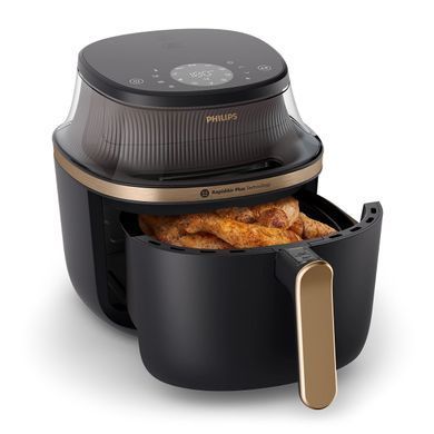 Philips Мультипечь Ovi Series 3000, 1700Вт, чаша-6.2л, сенсорное управл., 12 авто. программ, пластик, чорний NA332/00 фото