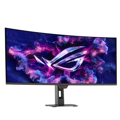 ASUS Монітор Asus 34" ROG Strix XG34WCDG 2xHDMI, DP, USB-C, 3xUSB, Audio, QD-OLED, 3440x1440, 21:9, 175Hz, 0.03ms, DCI-P3 99.3%, CURVED, AdaptiveSync, HAS, HDR400 90LM0B70-B01171 фото