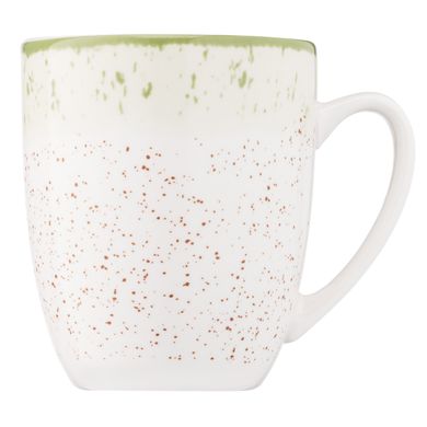 ARDESTO Чашка Siena, 360мл, фарфор, бело-зеленый AR2936SWG фото