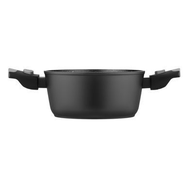 ARDESTO Casserole with glass lid Gemini Bari, 2.5l, aluminum, black AR1925AC фото