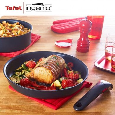 Tefal Набор посуды Ingenio Daily Chef 8 предметов, алюминий, крышка, сменная ручка L7629242 фото