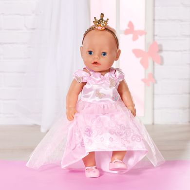 Набор одежды для куклы BABY BORN - ПРИНЦЕССА (платье, туфли, корона) 834169 фото