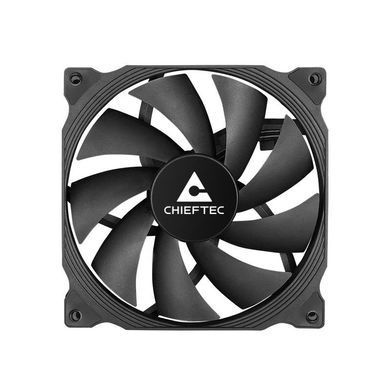 Chieftec Корпусний вентилятор ZF-1225PWM, 120мм, 1600rpm, HDB, 4pin PWM, 25.5dBa, чорний ZF-1225PWM фото