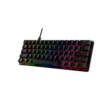 HyperX Клавіатура механічна Alloy Origins 60 61key, Red, USB-A, EN/UA, RGB, чорний 4P5N4AA фото