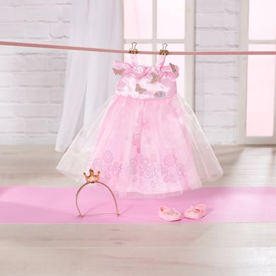 Набір одягу для ляльки BABY BORN - ПРИНЦЕСА (сукня, туфлі, корона) 834169 фото