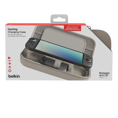 Belkin Чохол із акумулятором 10000мА&middot;год для Nintendo Switch 2, Charcoal ENA001HQSA-V2 фото