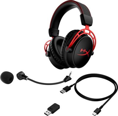 HyperX Гарнітура Cloud Alpha WL, Black/Red 4P5D4AA фото