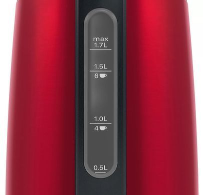 Bosch Электрочайник, 1.7л, металл, красный TWK3P424 фото