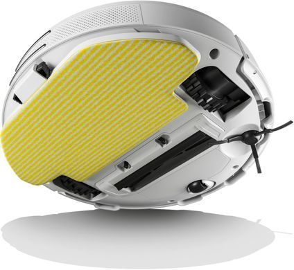 Karcher Робот-пилосос RCV 3, 400Вт, h=9.4см, вологе прибирання, конт пил -0.5л, вода -0.17л, автон. робота до 120хв, вага-3.7кг, НЕРА,+ набір акс., білий 9.612-569.0 фото